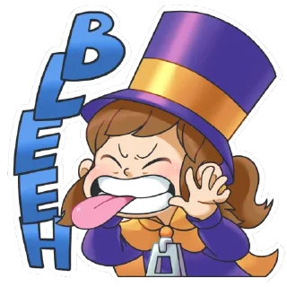 Telegram sticker pack "A Hat in Time"