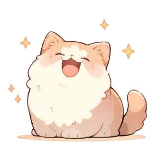 Telegram sticker pack "Толстые коты"