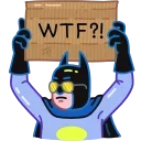 Sticker from the "Batman vs. Life Crisis" sticker pack