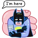 Telegram sticker pack "Batman vs. Life Crisis"