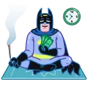 Sticker from the "Batman vs. Life Crisis" sticker pack