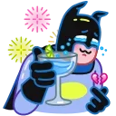 Sticker from the "Batman vs. Life Crisis" sticker pack