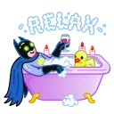 Sticker from the "Batman vs. Life Crisis" sticker pack