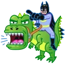 Sticker from the "Batman vs. Life Crisis" sticker pack