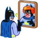 Sticker from the "Batman vs. Life Crisis" sticker pack