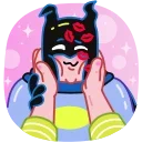 Sticker from the "Batman vs. Life Crisis" sticker pack