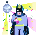 Sticker from the "Batman vs. Life Crisis" sticker pack