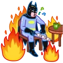 Sticker from the "Batman vs. Life Crisis" sticker pack