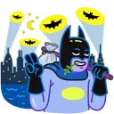 Sticker from the "Batman vs. Life Crisis" sticker pack