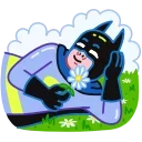 Sticker from the "Batman vs. Life Crisis" sticker pack