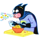 Sticker from the "Batman vs. Life Crisis" sticker pack