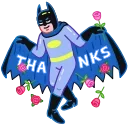 Sticker from the "Batman vs. Life Crisis" sticker pack